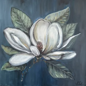 “Southern Grace” – Original Magnolia Painting