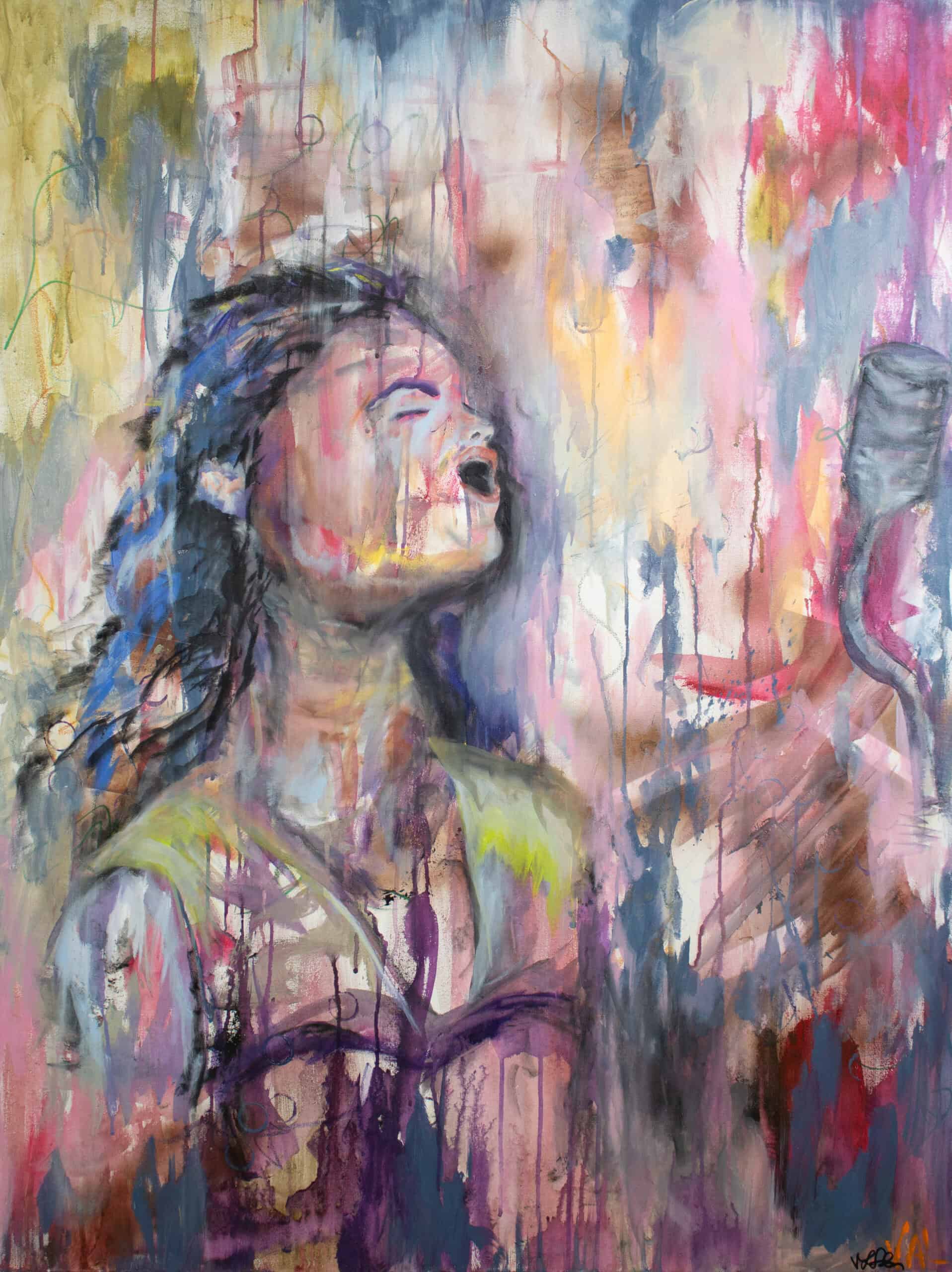 The Art of Letting Go- Original Canvas Painting