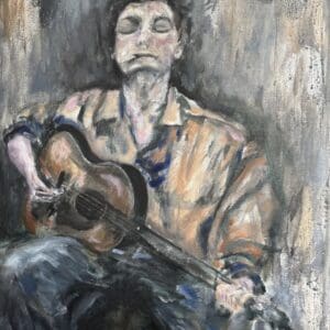 The Guitar Man-Original Canvas Painting