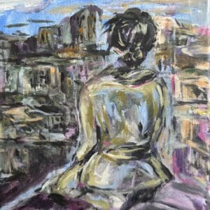 On the Edge -Original Canvas Painting