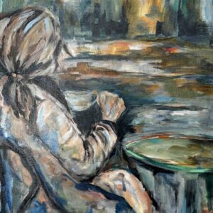 Between Here and Elsewhere-Original Canvas Painting