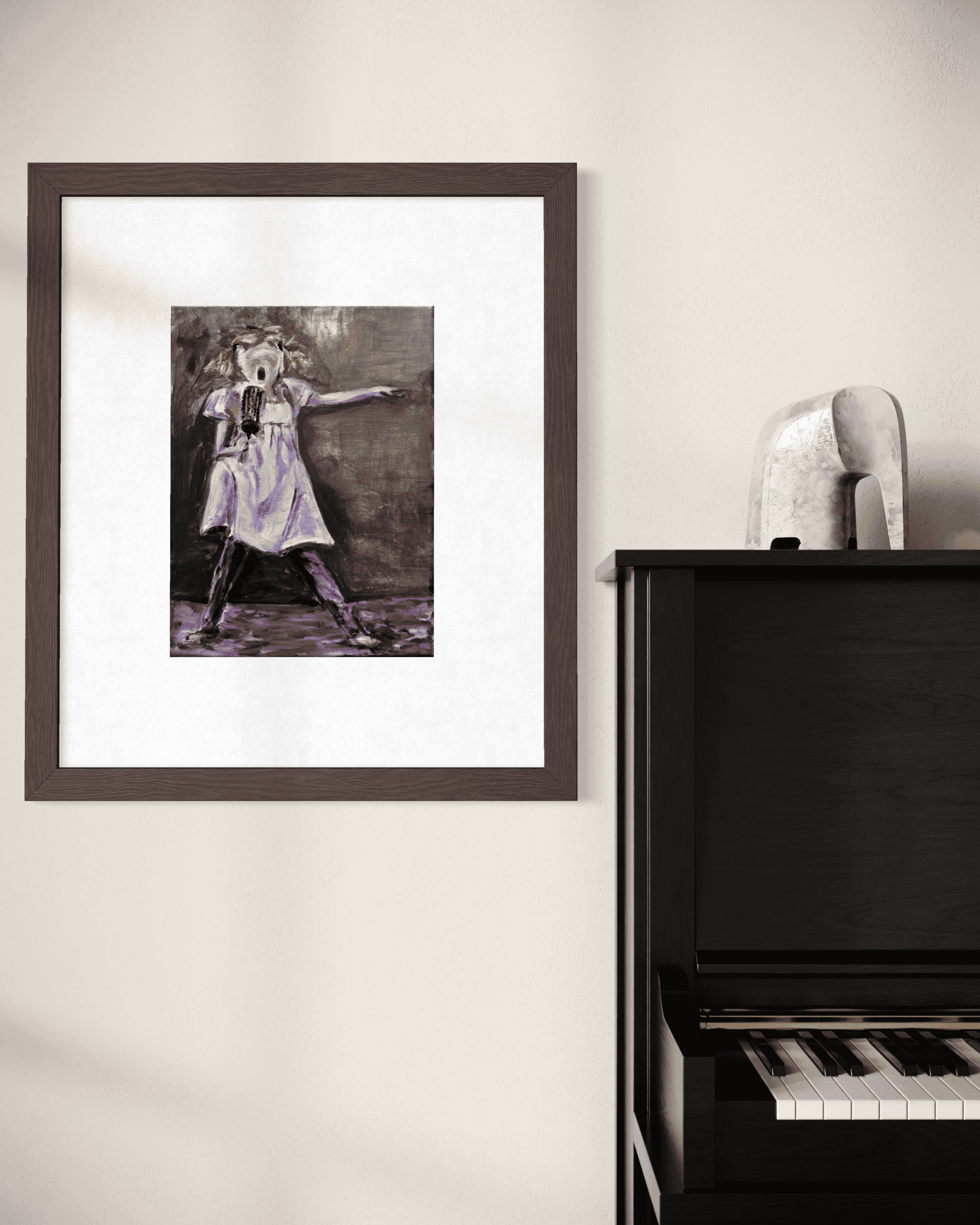 The Self Before Fear- Original Canvas Painting - Image 2