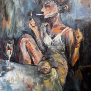Her Own Company- Original Canvas Painting